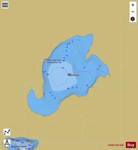 Elliot depth contour Map - i-Boating App