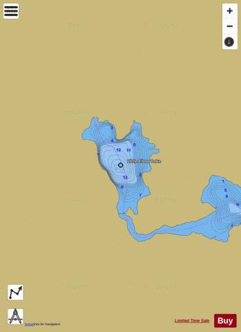 West Elbow depth contour Map - i-Boating App