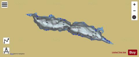 Cruiser depth contour Map - i-Boating App