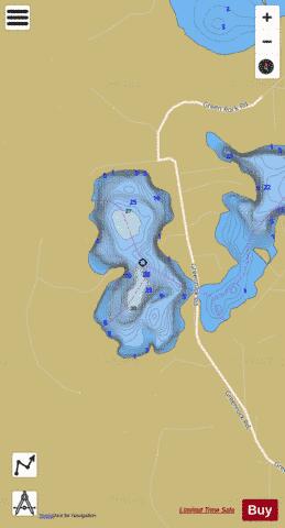 West Sturgeon depth contour Map - i-Boating App