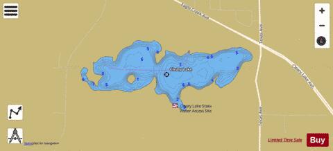 Cleary depth contour Map - i-Boating App