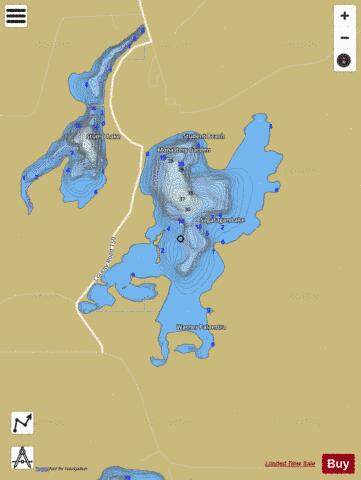 Sagatagan depth contour Map - i-Boating App