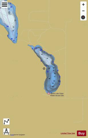 Sylvia depth contour Map - i-Boating App