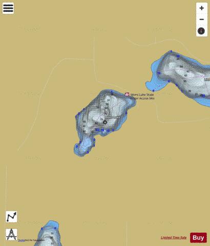 Mons depth contour Map - i-Boating App