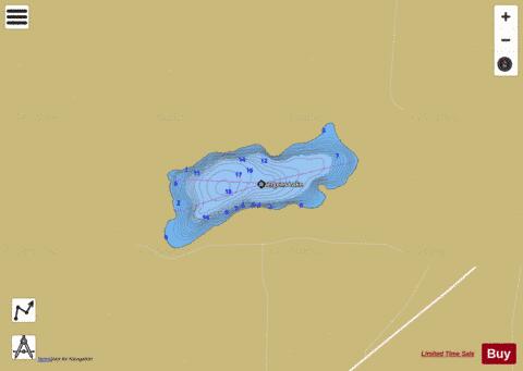 Juergens depth contour Map - i-Boating App