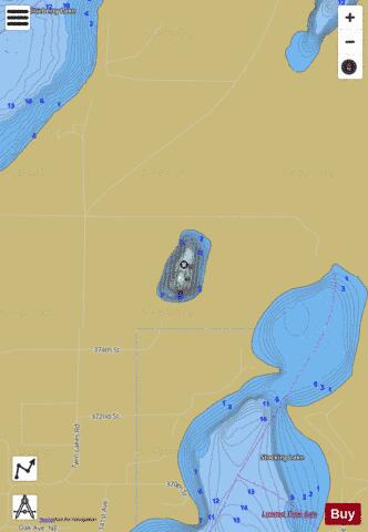 Morgan depth contour Map - i-Boating App