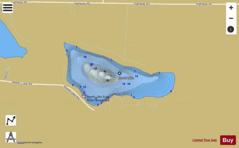 Reeds depth contour Map - i-Boating App