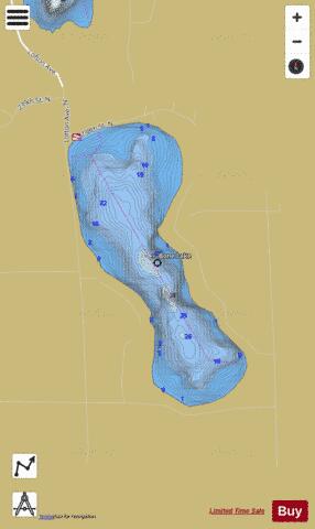 Bone depth contour Map - i-Boating App