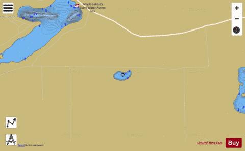 Unnamed depth contour Map - i-Boating App