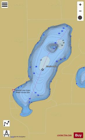 Granite depth contour Map - i-Boating App
