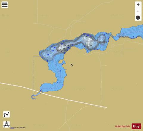 Louisa depth contour Map - i-Boating App