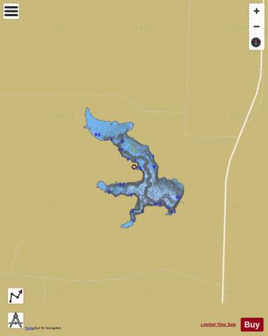 Stanberry Lake depth contour Map - i-Boating App