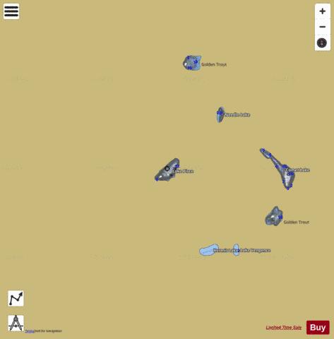 Lake Pisce depth contour Map - i-Boating App