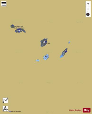 Weasel Lake #49 depth contour Map - i-Boating App