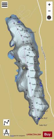 Lake Alva depth contour Map - i-Boating App