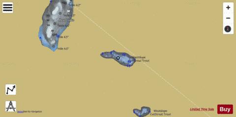 Pearl Lake depth contour Map - i-Boating App