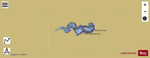Kulm-Edgeley Dam depth contour Map - i-Boating App