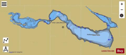 Clear Lake (Pierce) depth contour Map - i-Boating App