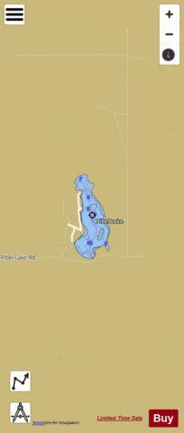 Pibel Lake SRA depth contour Map - i-Boating App