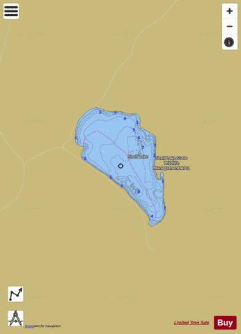 Shell Lake depth contour Map - i-Boating App