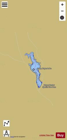 Hayes Center Special Use Reservoir depth contour Map - i-Boating App