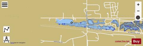 Fremont Lake 7 and 8 depth contour Map - i-Boating App