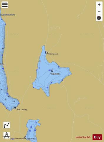 Childs Bog depth contour Map - i-Boating App