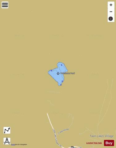 Dutchman Pond depth contour Map - i-Boating App
