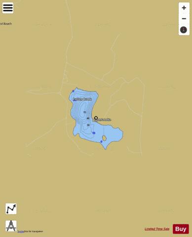 Ogontz Lake depth contour Map - i-Boating App