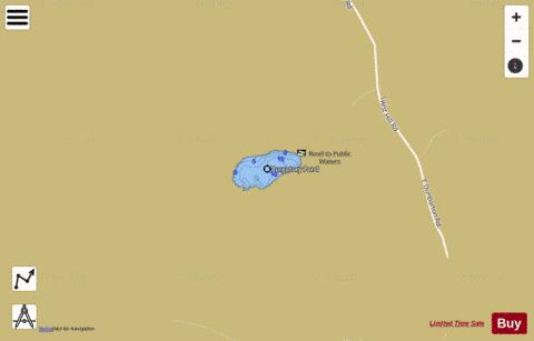 Purgatory Pond depth contour Map - i-Boating App