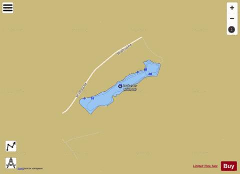 Rochester Reservoir depth contour Map - i-Boating App