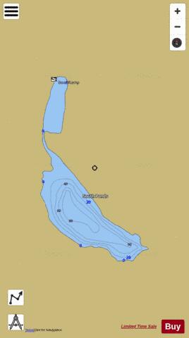 South Ponds depth contour Map - i-Boating App