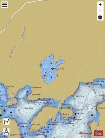 Kusumpe Pond depth contour Map - i-Boating App