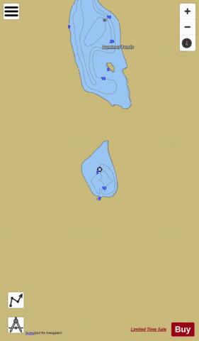 DUMMER POND, LITTLE depth contour Map - i-Boating App