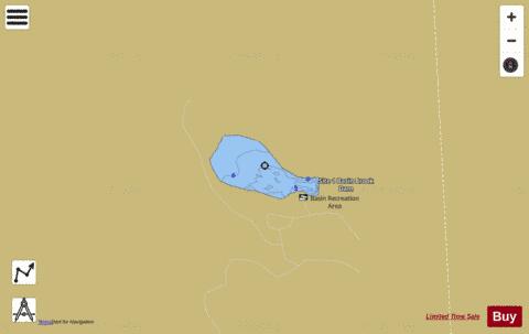 BASIN POND depth contour Map - i-Boating App