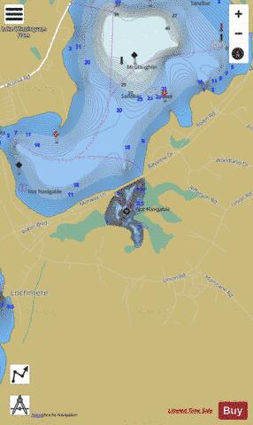 EPHRAIM COVE depth contour Map - i-Boating App
