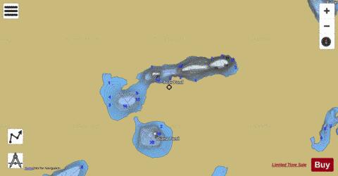 Bear Pond depth contour Map - i-Boating App