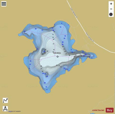 Lake Eaton depth contour Map - i-Boating App