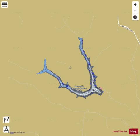 Barnsville3 depth contour Map - i-Boating App