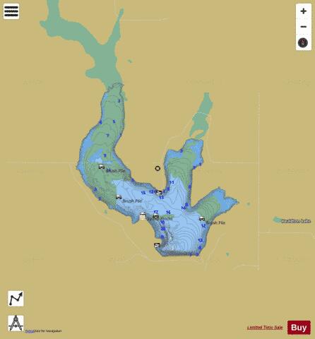 Healdton depth contour Map - i-Boating App