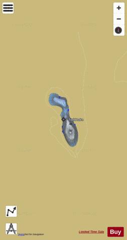 Todd Lake depth contour Map - i-Boating App