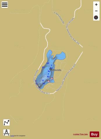Trillium Lake depth contour Map - i-Boating App