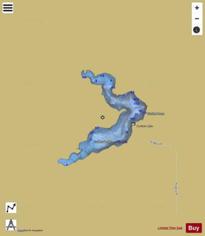 Curlew depth contour Map - i-Boating App