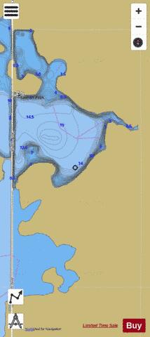 East 81 depth contour Map - i-Boating App