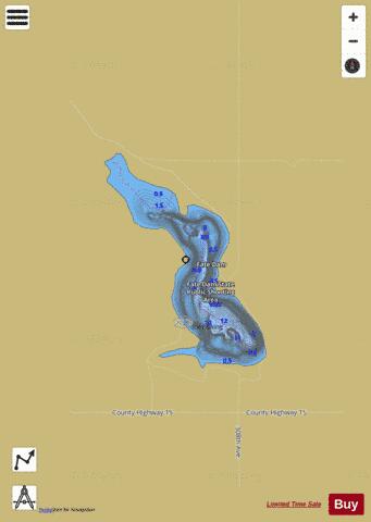 Fate depth contour Map - i-Boating App