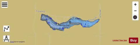 Hanson depth contour Map - i-Boating App
