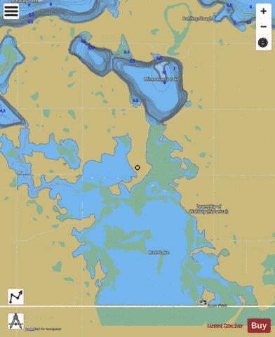 Minnewasta depth contour Map - i-Boating App