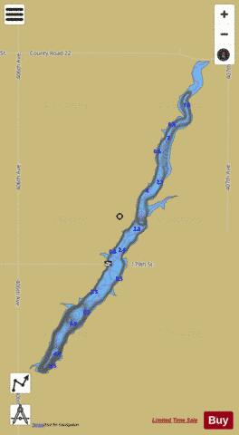 Mirage depth contour Map - i-Boating App