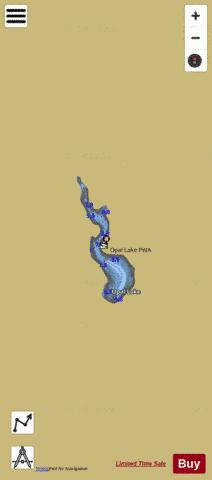 Opal depth contour Map - i-Boating App