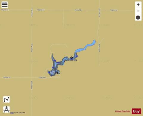 Staum depth contour Map - i-Boating App